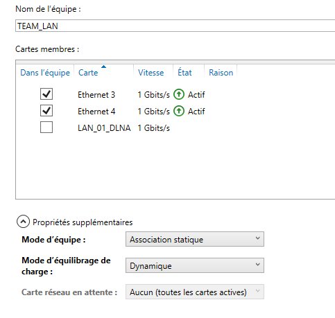 NIC Teaming Windows