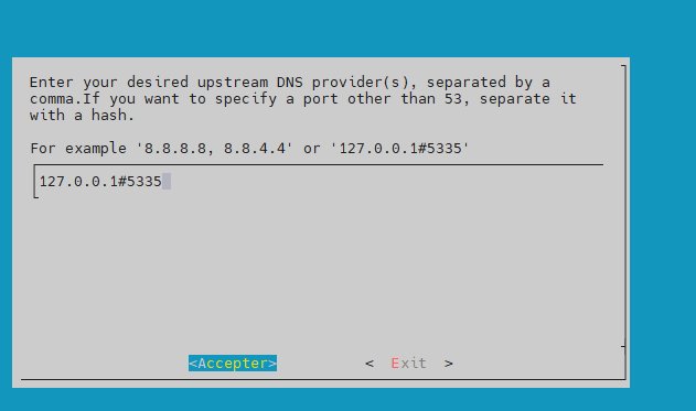 Confirmation upstream DNS